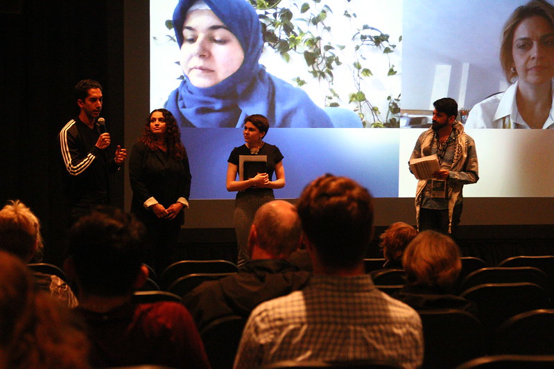 Panel discussion at the film festival