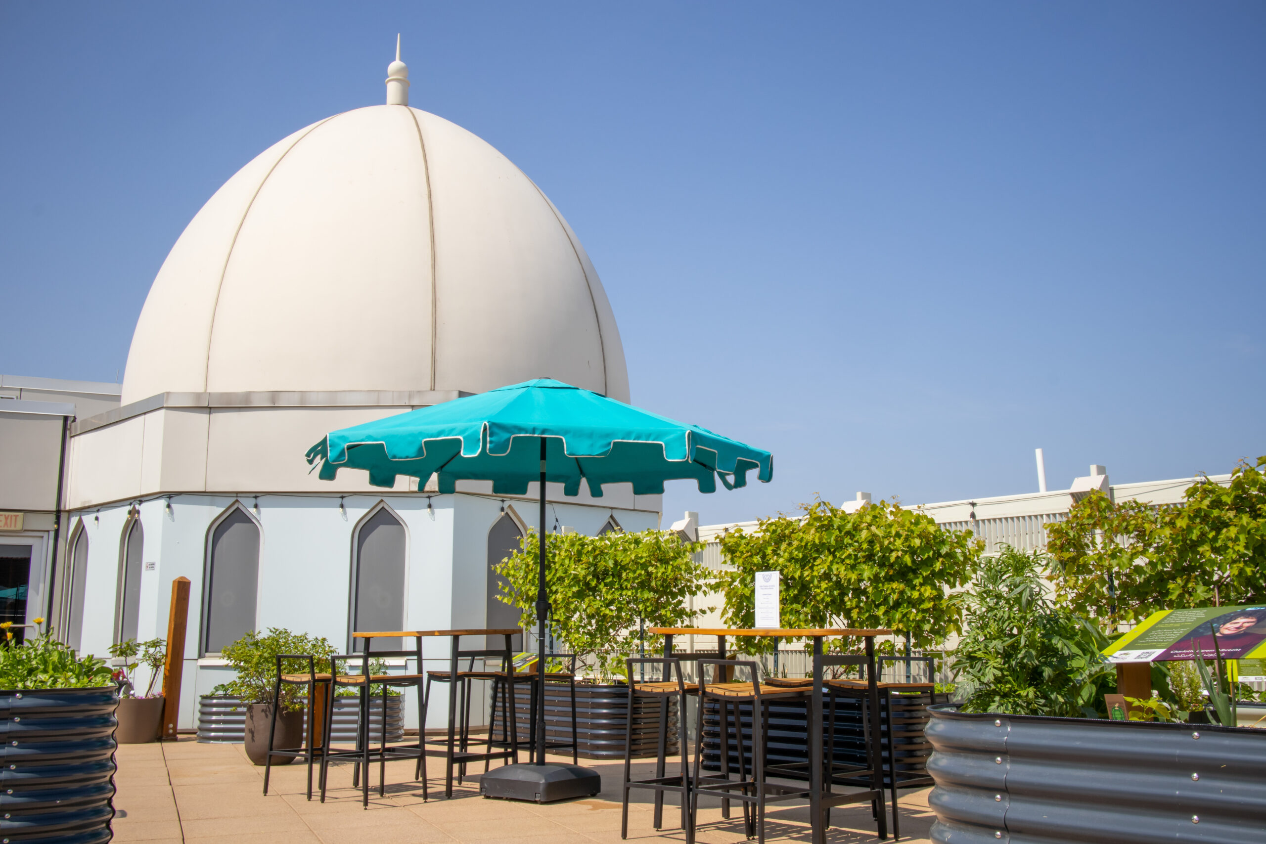 Shot of Al Hadiqa garden at AANM