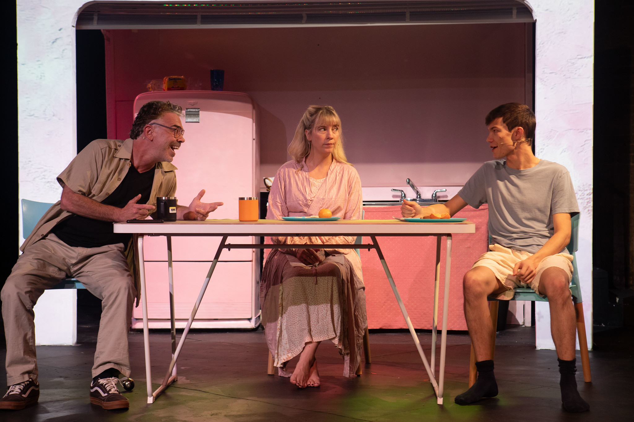 A photo from DRONE, written by Joyce Award-winning playwright Andrea Assaf