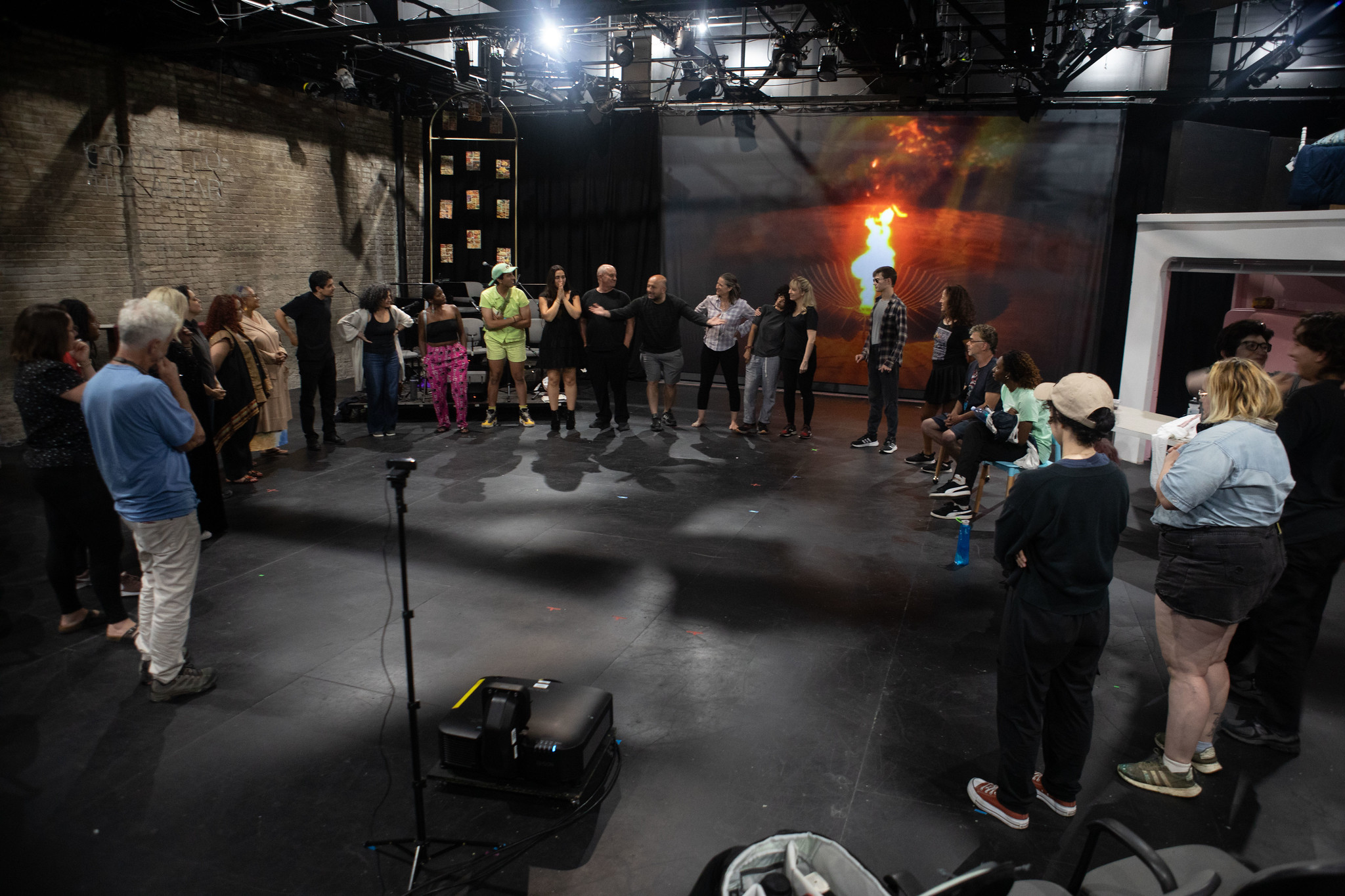 A photo from DRONE, written by Joyce Award-winning playwright Andrea Assaf