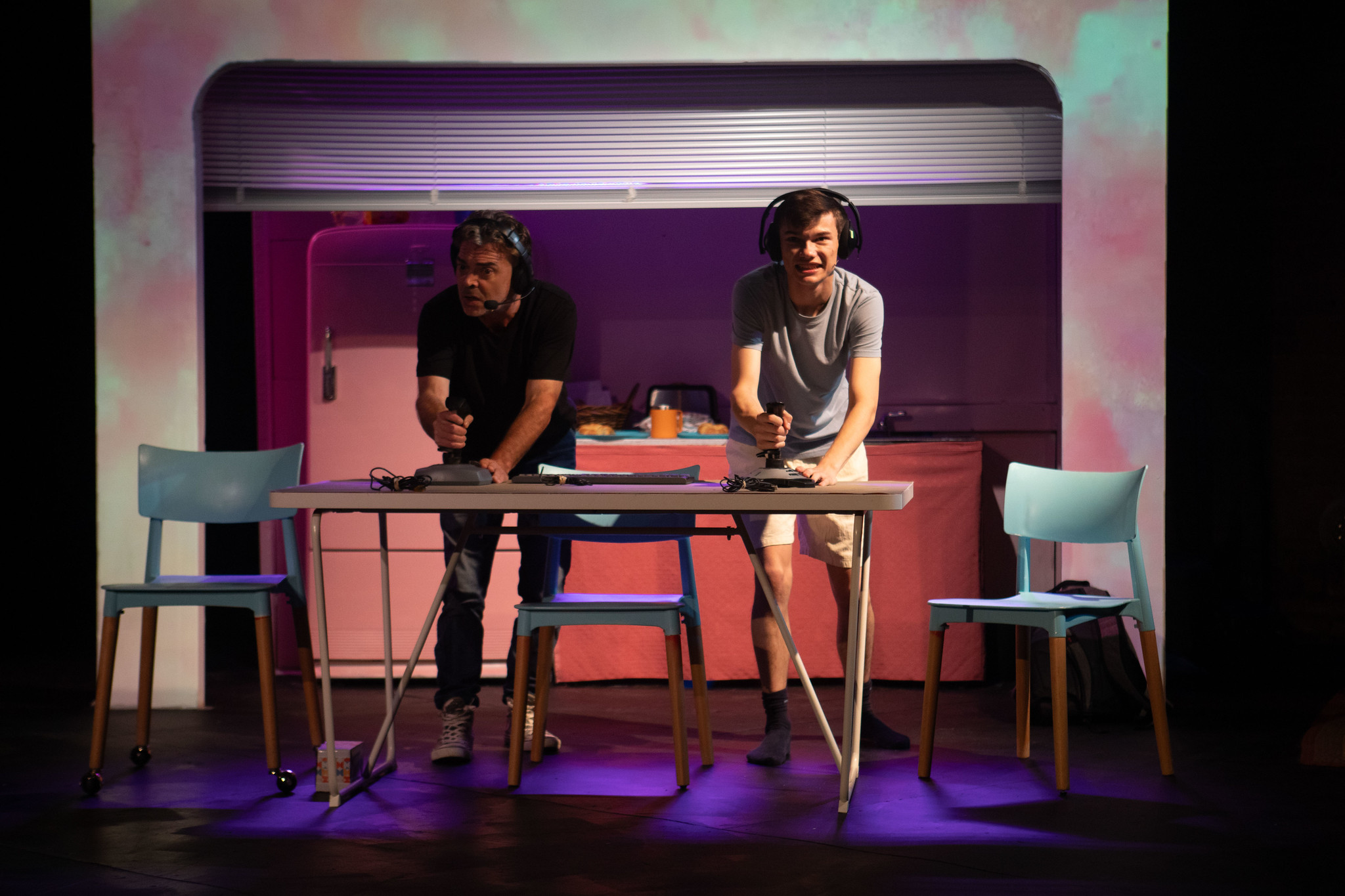 A photo from DRONE, written by Joyce Award-winning playwright Andrea Assaf