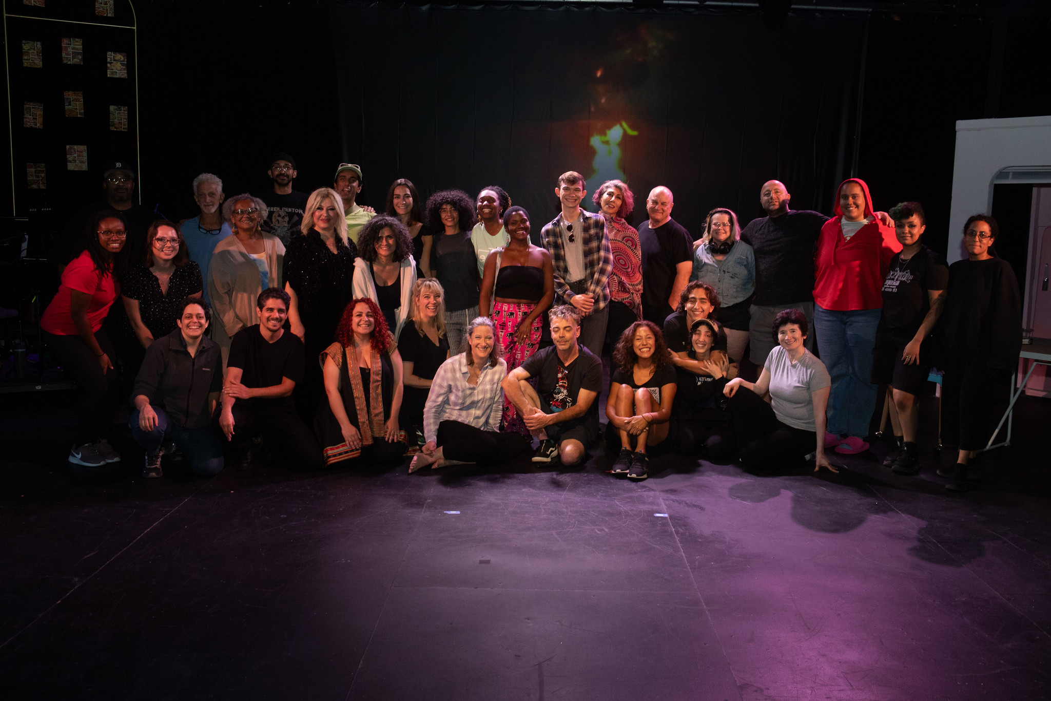 A photo of DRONE cast, written by Joyce Award-winning playwright Andrea Assaf