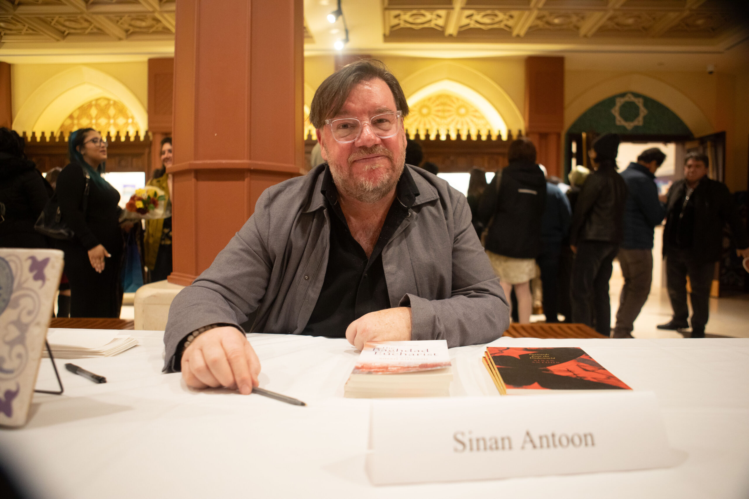 Sinan Antoon at the 2025 Arab American Book Awards.
